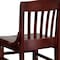 Flash Furniture Barstool, Mahogany Wood XU-DG-W0006BAR-MAH-GG - alternate 10